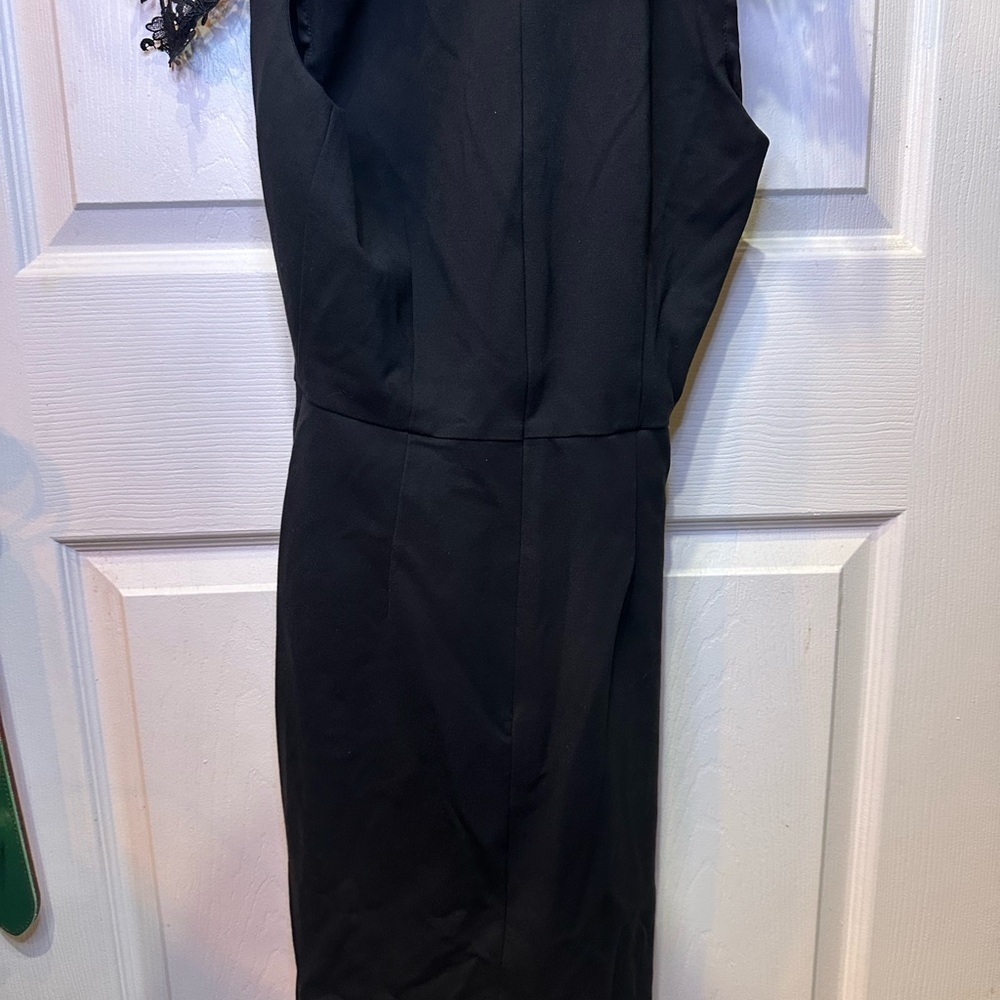 Kobi Halperin “Kena” Black Cold Shoulder Sheath Dress Size 4 - Picture 13 of 13